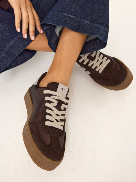 Sneaker, BROWN METALLIC, hi-res