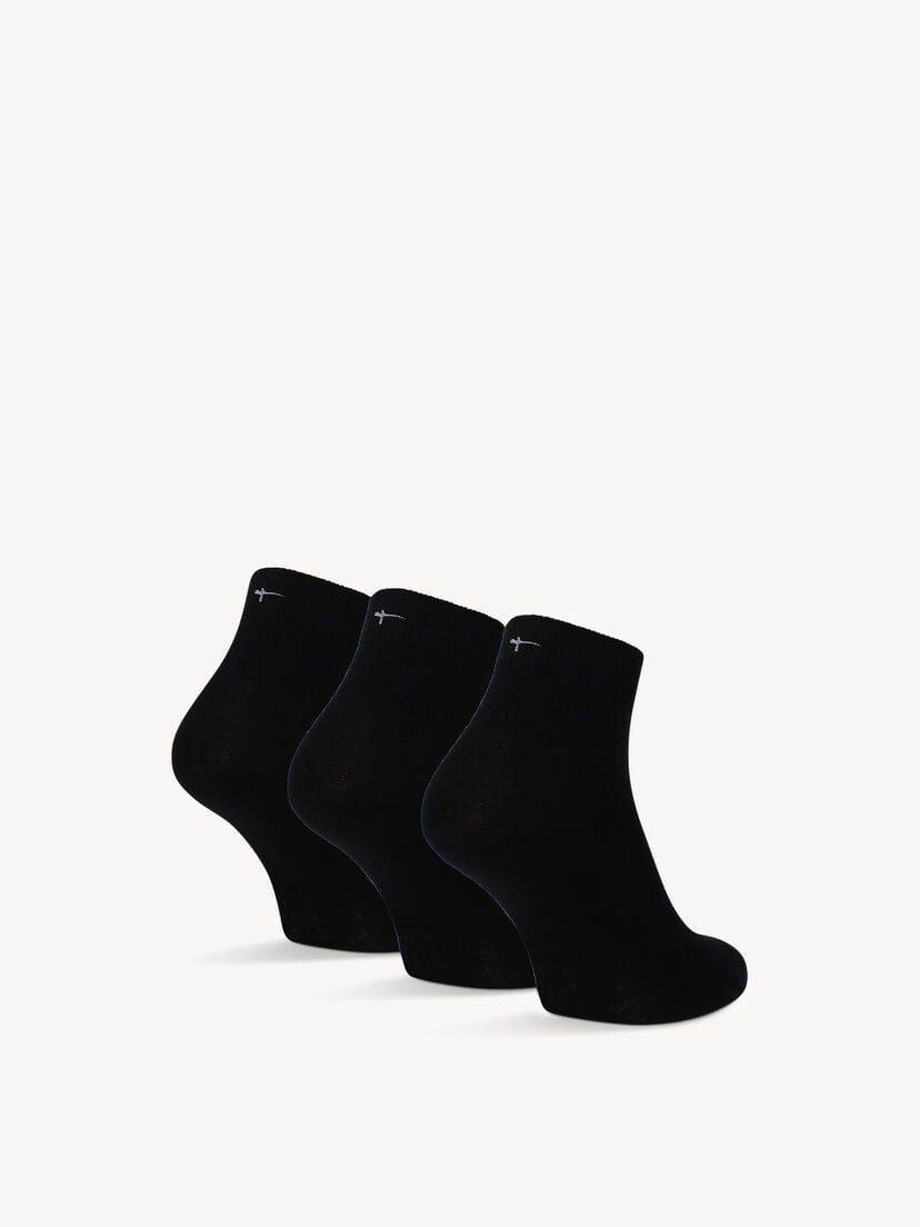 Sokken 3-pack - zwart, black, hi-res