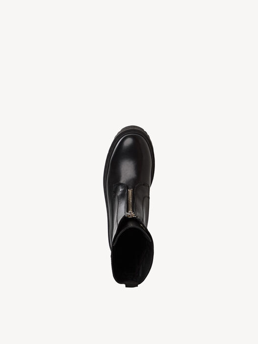 Enkellaarsje, BLACK LEATHER, hi-res