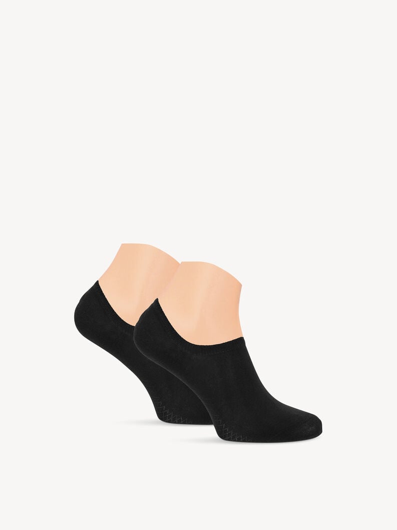 Sokken 2-pack - zwart, black/black, hi-res