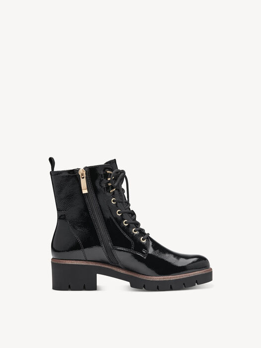 Enkellaarsje, BLACK PATENT, hi-res
