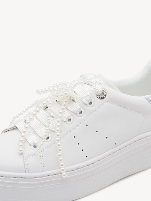 Sneaker, WHITE/SILVER, hi-res