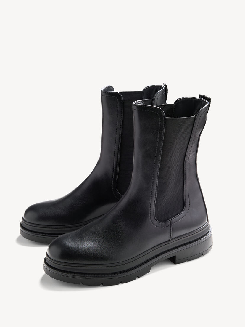 Chelseaboot - zwart, BLACK, hi-res