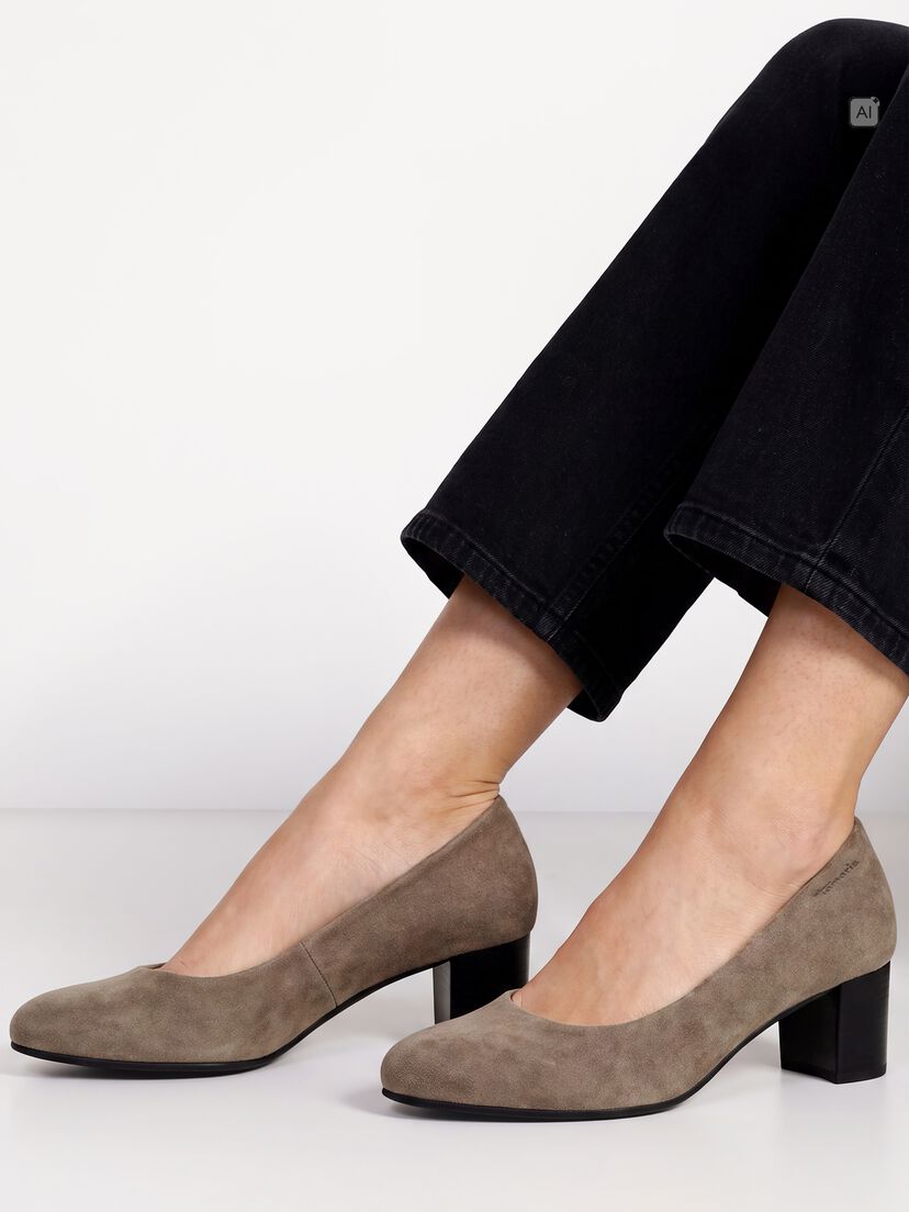 Pumps, TAUPE SUEDE, hi-res