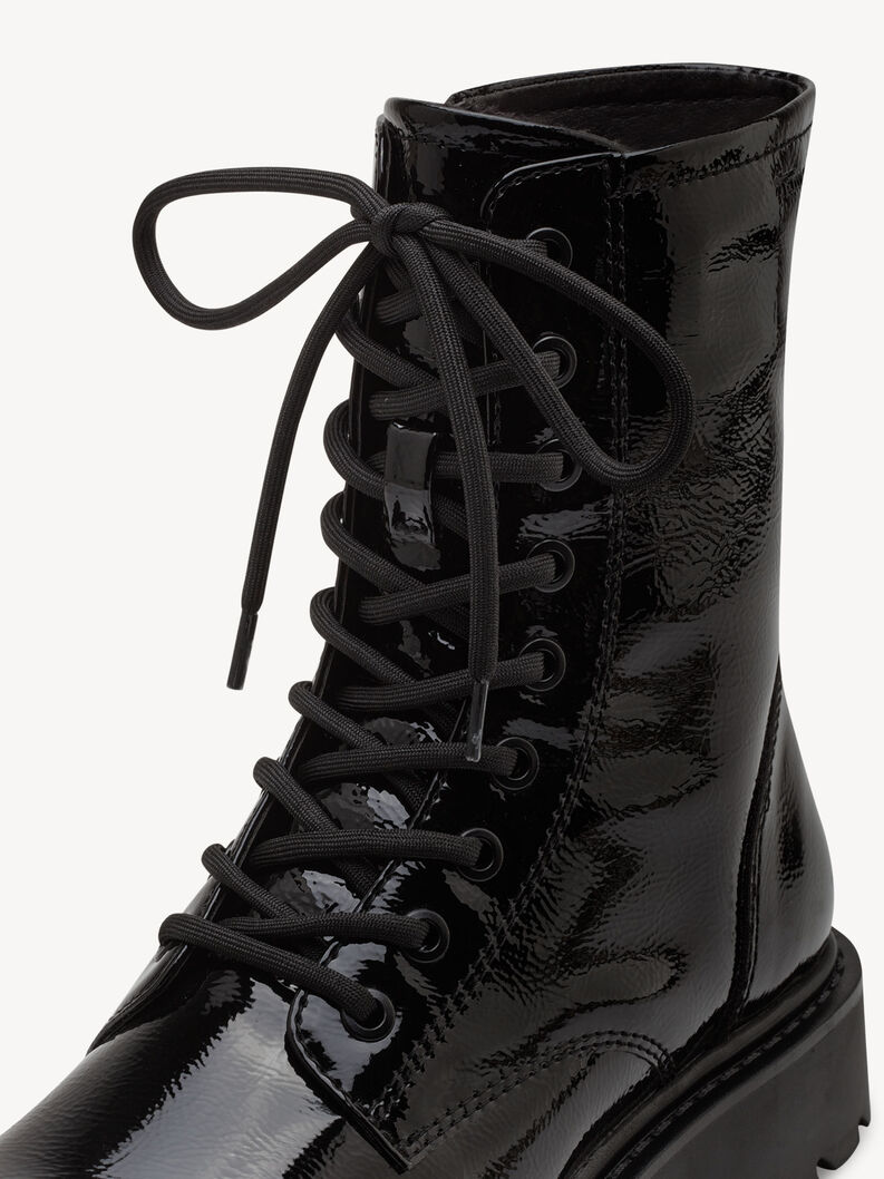 Stiefelette - schwarz, BLACK struc. Patent, hi-res