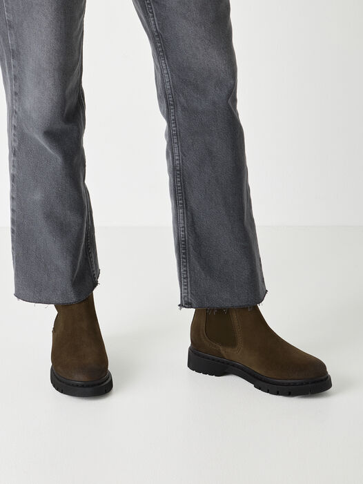 Chelseaboot, OLIVE SUEDE, hi-res
