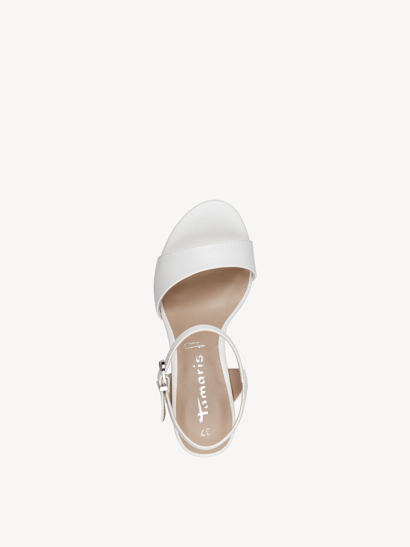 Sandaaltje - wit, WHITE MATT, hi-res