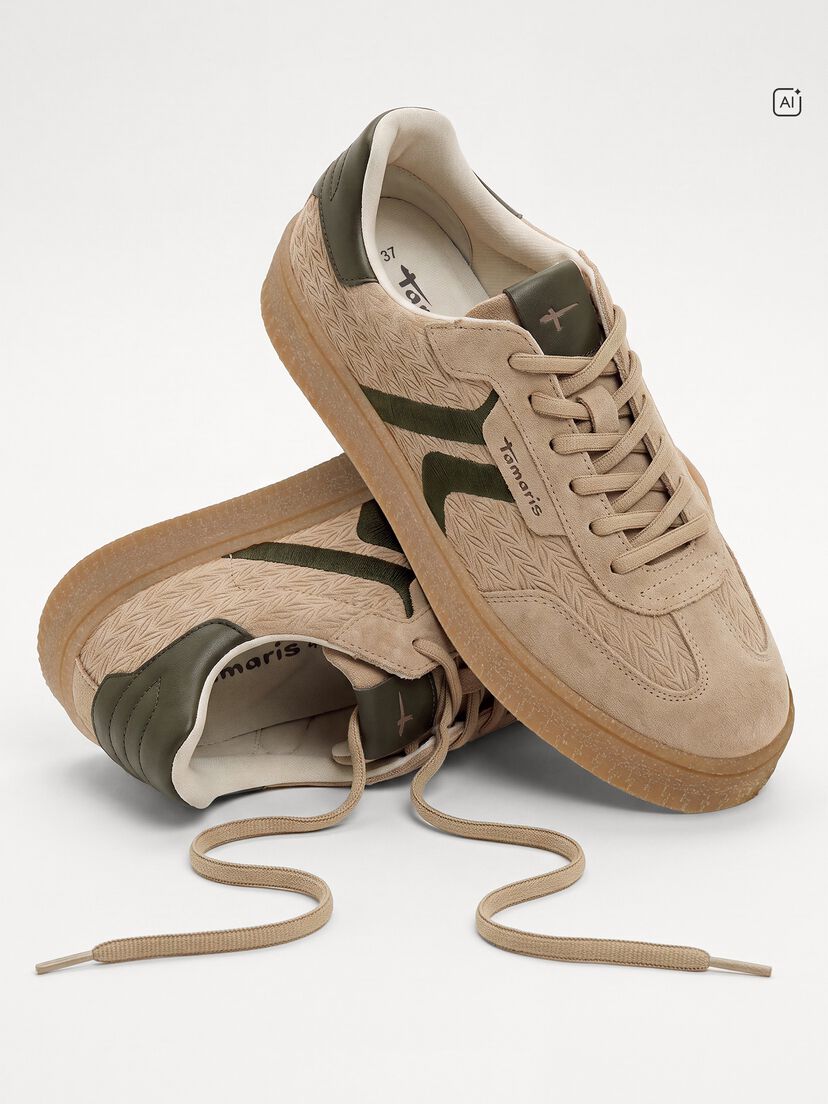 Leren Sneaker - bruin, DK ANTELOPE CO, hi-res