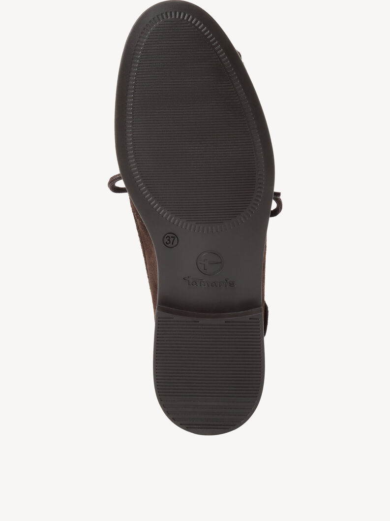 Mocassin en cuir - marron, MOCCA, hi-res