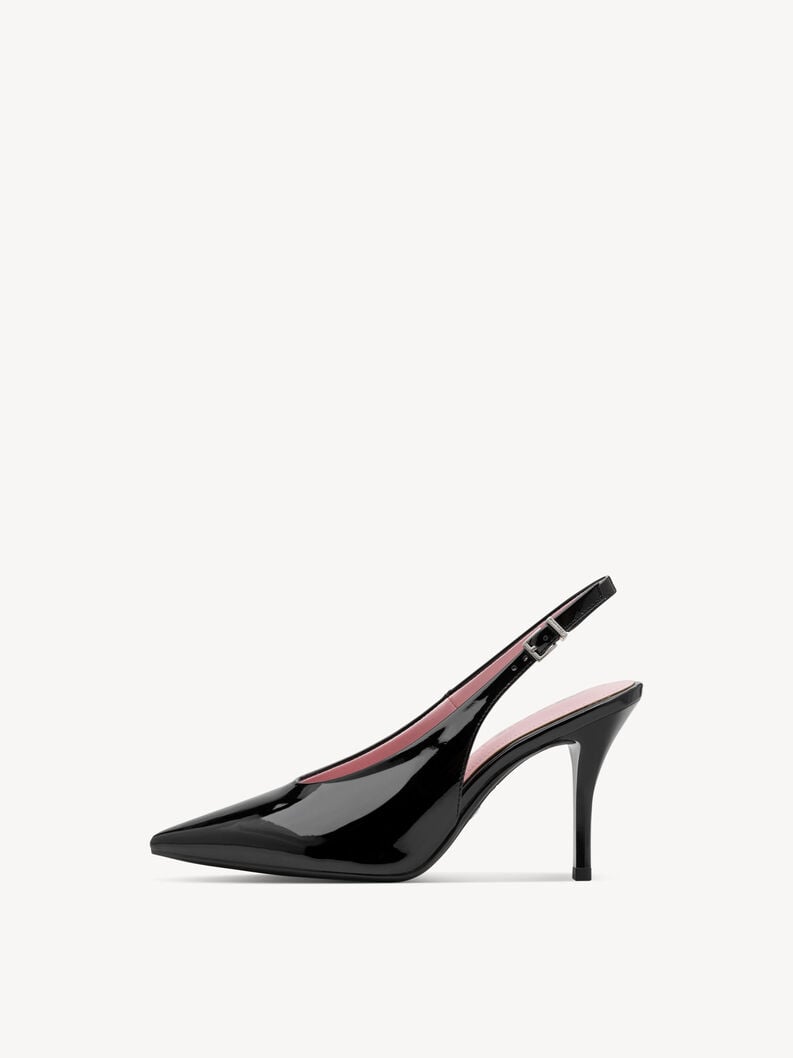 Slingpumps, BLACK, hi-res