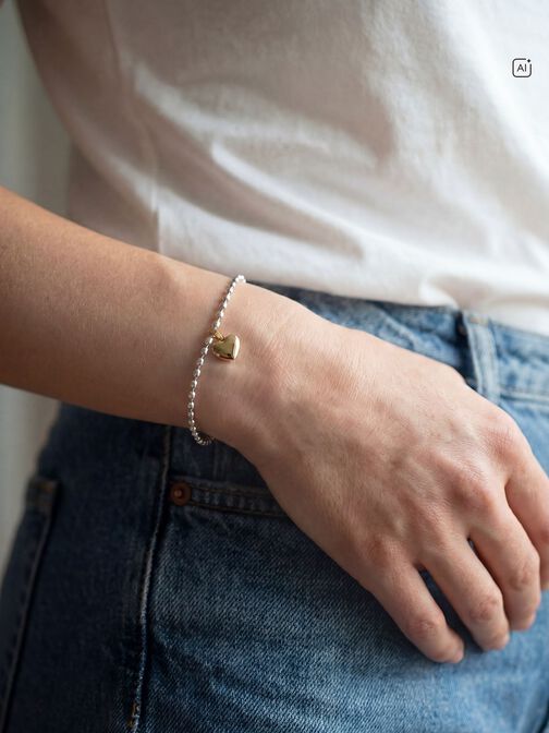 Armband, zilver, hi-res