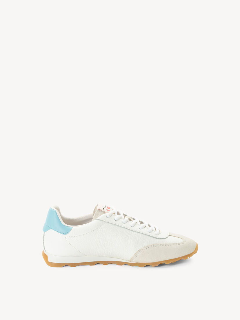 Leren Sneaker - wit, WHITE COMB, hi-res