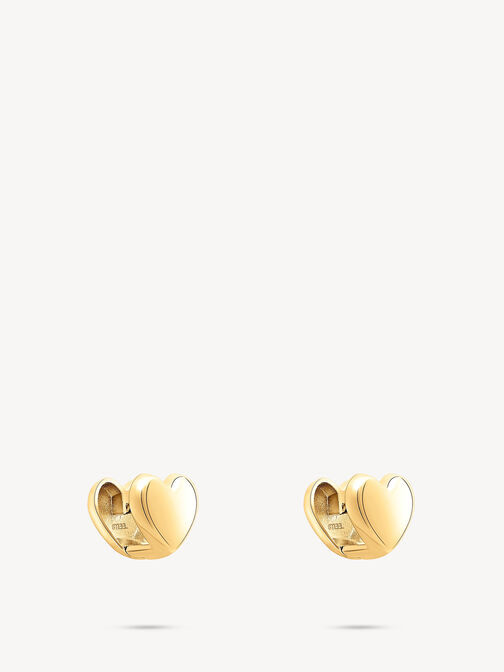 Orecchini a buco, oro, hi-res