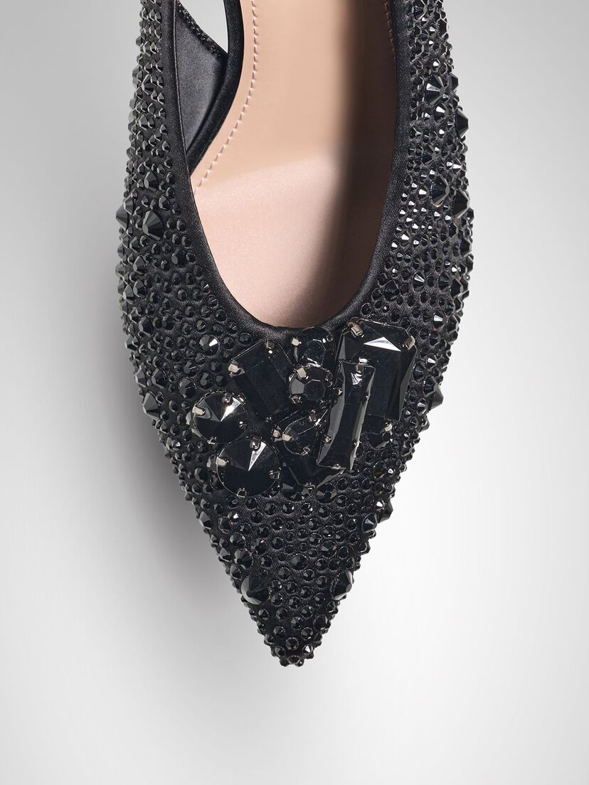 Slingpumps - zwart, BLACK, hi-res