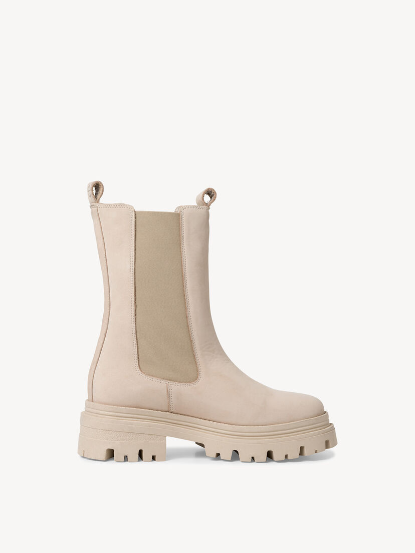 Leren Chelseaboot - beige, ANTELOPE, hi-res