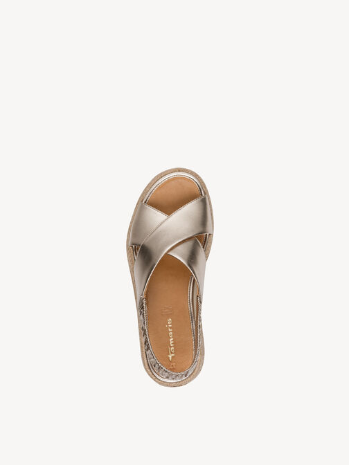 Sandaletter, LIGHT GOLD, hi-res