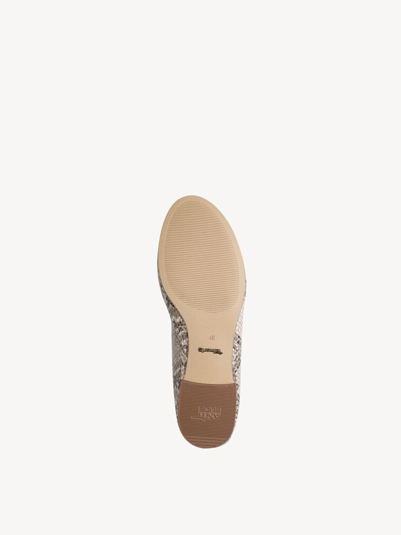 Ballerine - beige, BEIGE SNAKE, hi-res