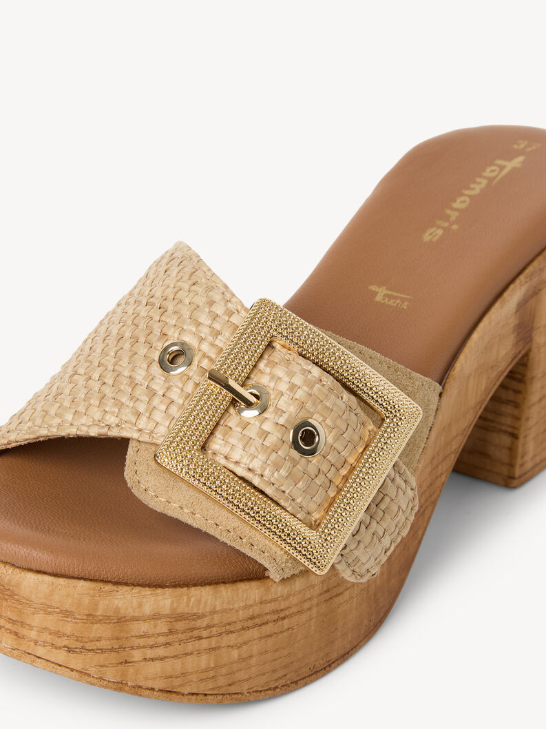 Pantolette - beige, BEIGE COMB, hi-res