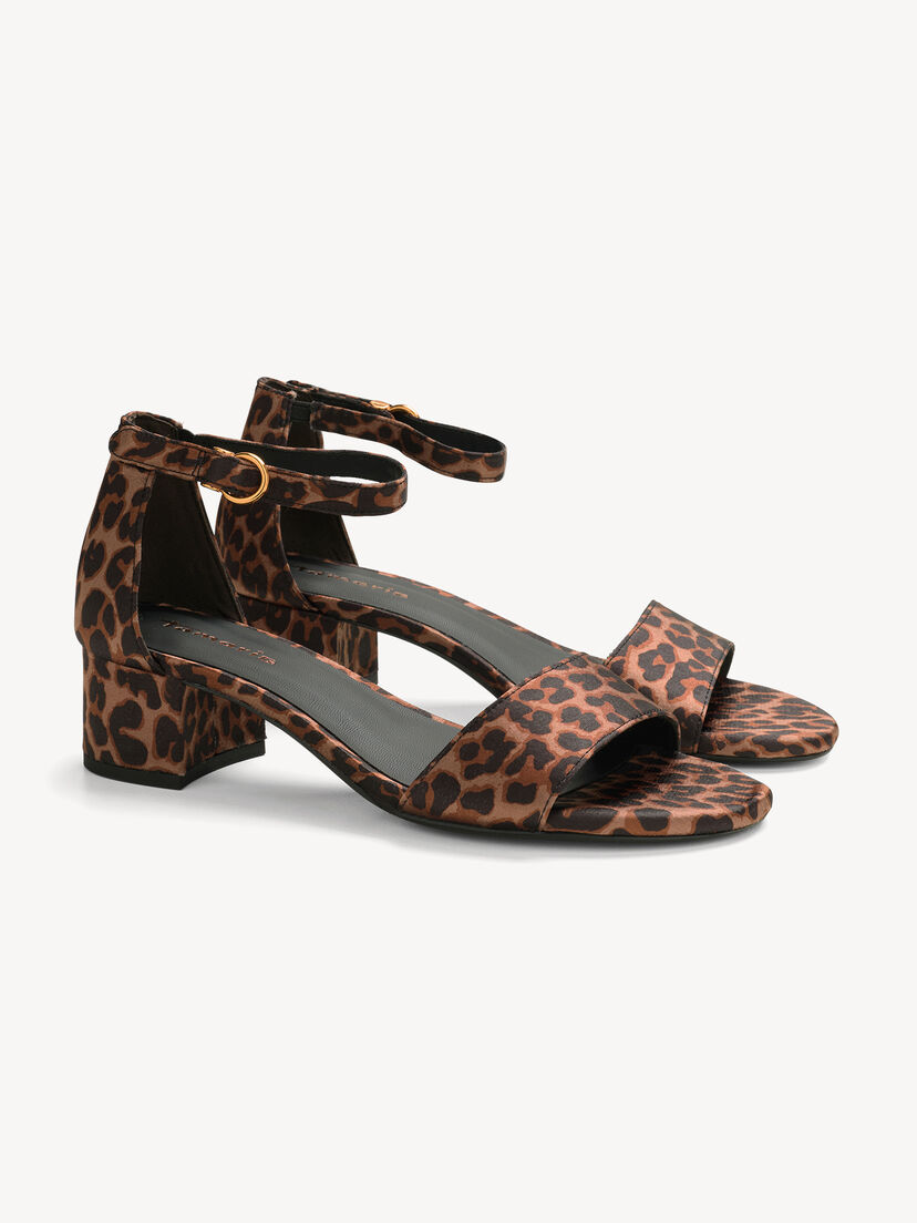 Sandaaltje - bruin, LEOPARD, hi-res