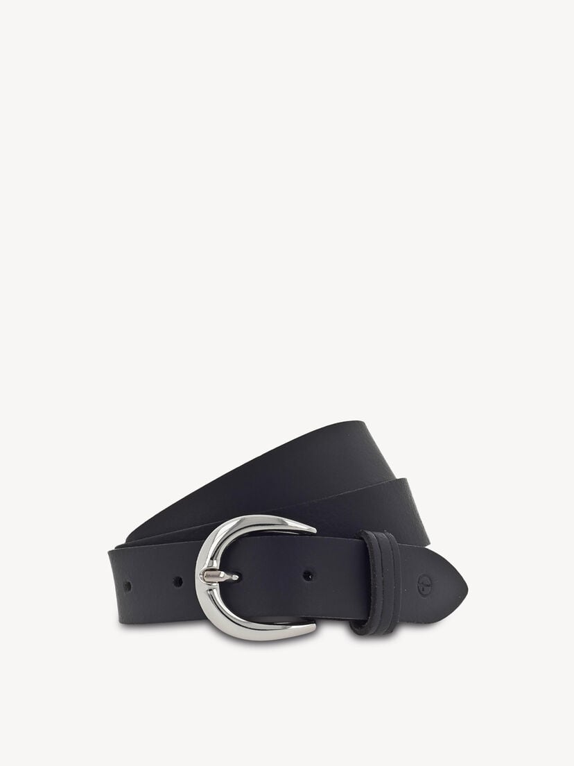 Leren Riem - blauw, nachtblau, hi-res