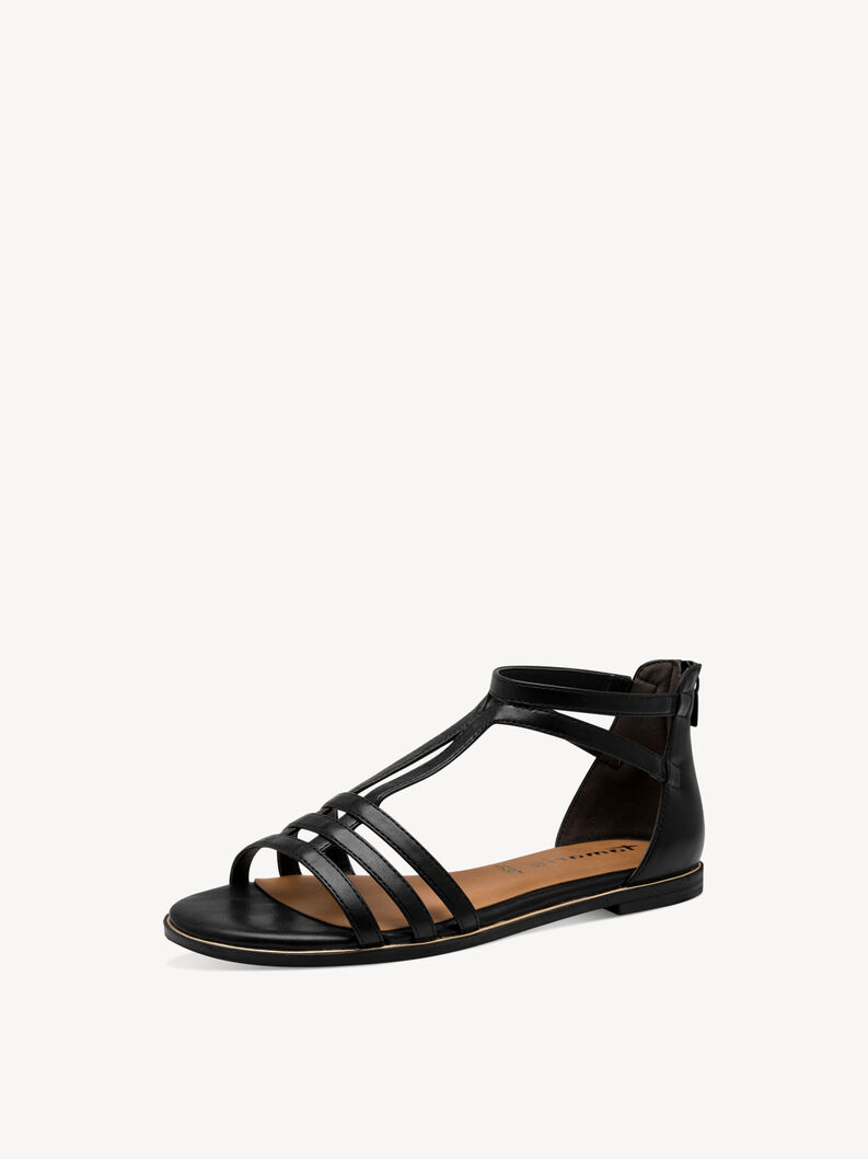 Sandal - black, BLACK, hi-res