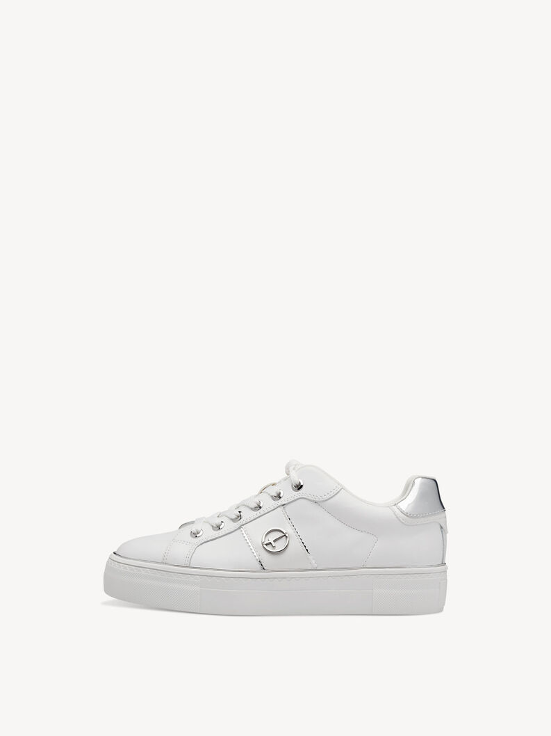 Sneaker - wei&szlig;, WHITE/SILVER, hi-res