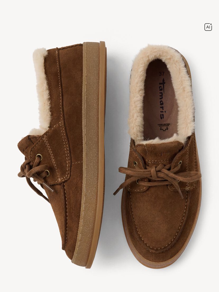 Leren Mocassin - bruin, cognac, hi-res
