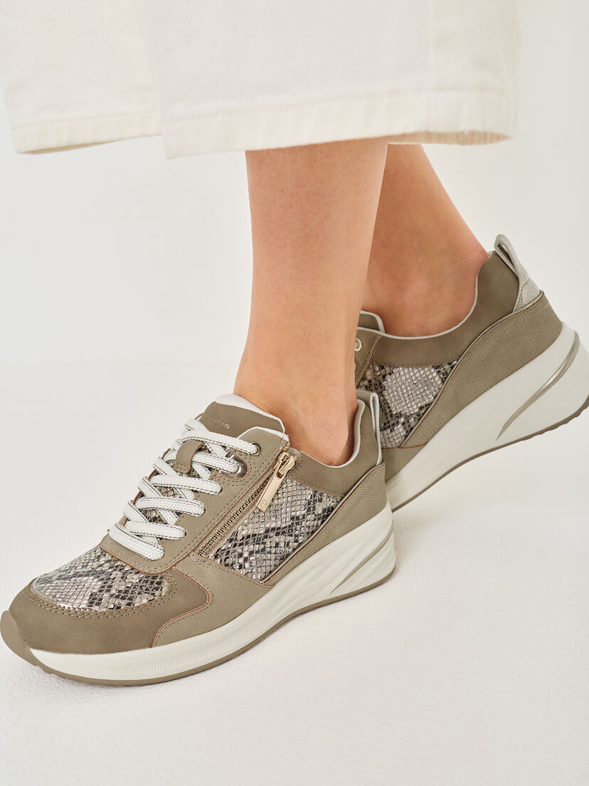 Sneaker - beige, BEIGE SNAKE, hi-res