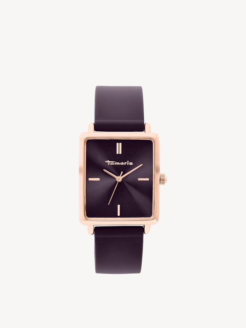 Horloge - rosegoud, ros&eacute;gold-glossy  purple, hi-res