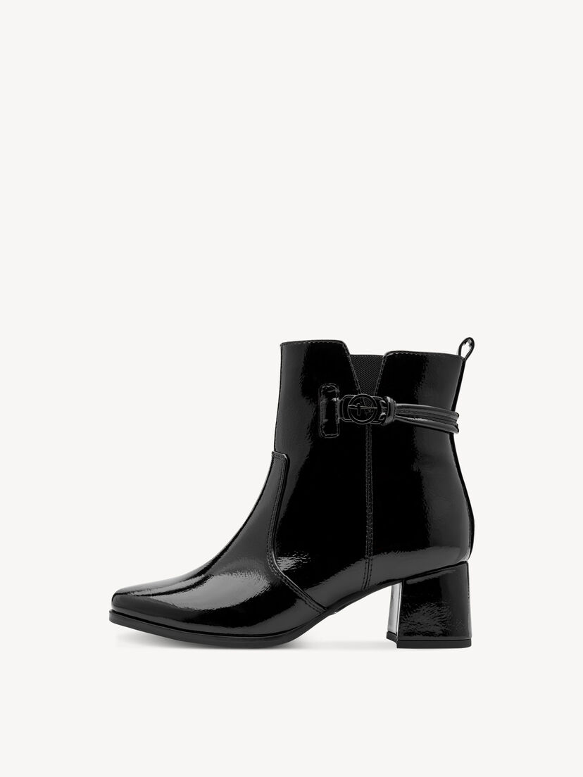 Enkellaarsje, BLACK PATENT, hi-res