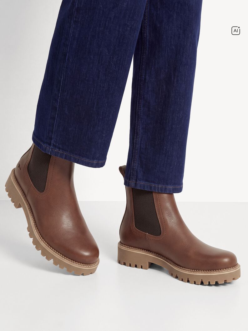 Chelsea boot, cognac, hi-res