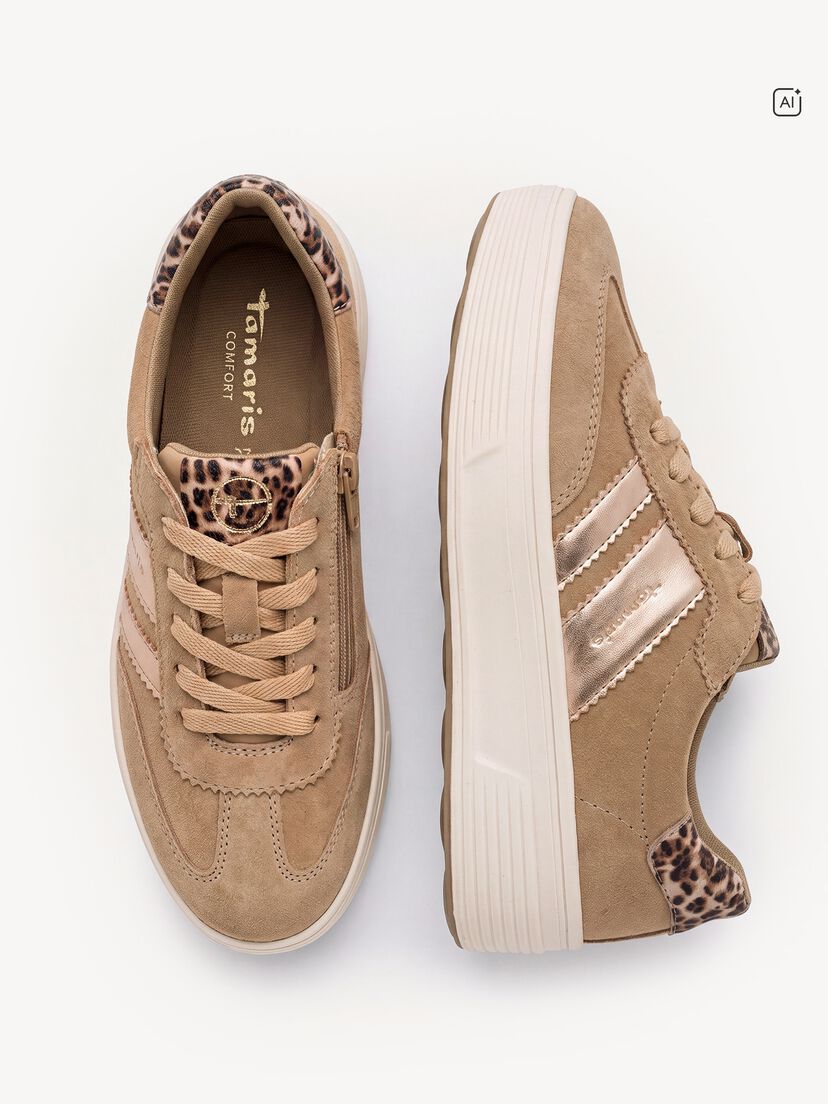Sneaker - bruin, CAMEL SUEDE, hi-res