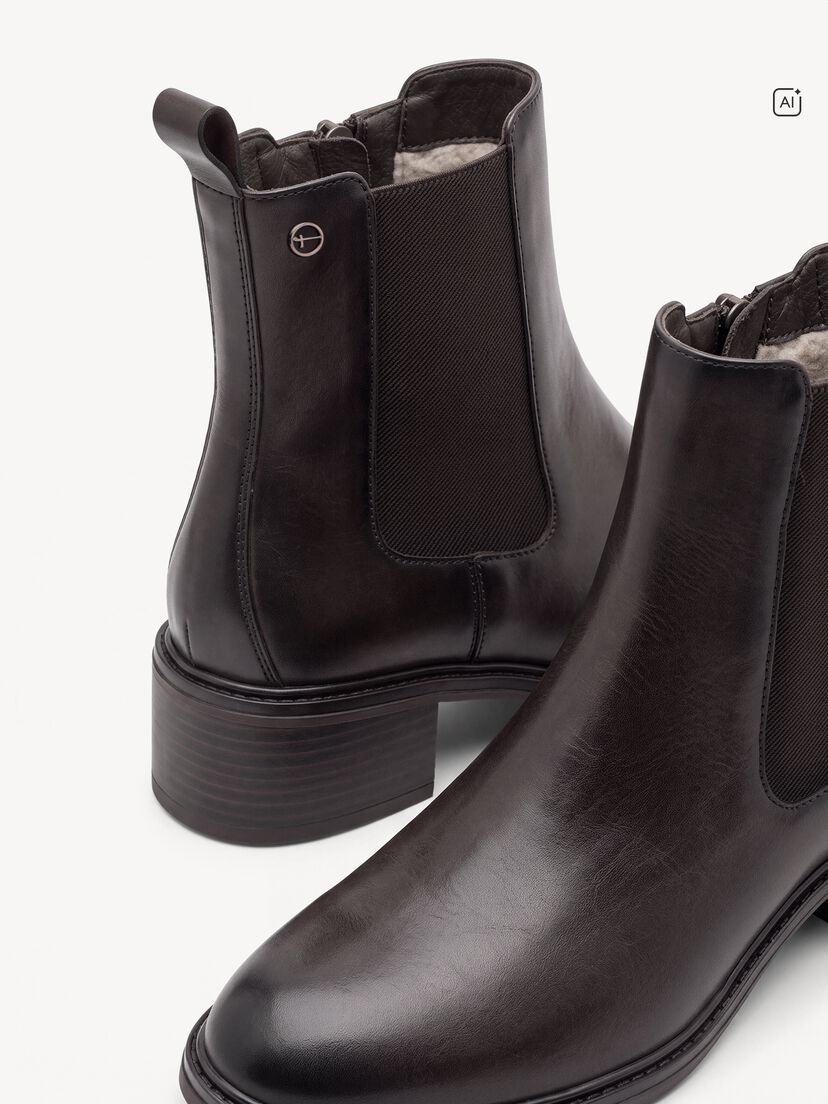 Leren Chelseaboot - bruin, MOCCA NAPPA, hi-res