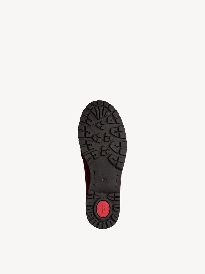 Lederslipper - rot, CRANBERRY, hi-res