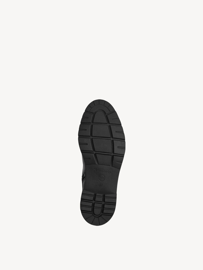 Leren Chelseaboot - zwart, BLACK, hi-res