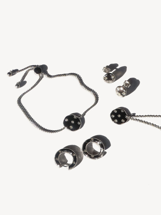 Glitzer Sparkel Set silber, , hi-res