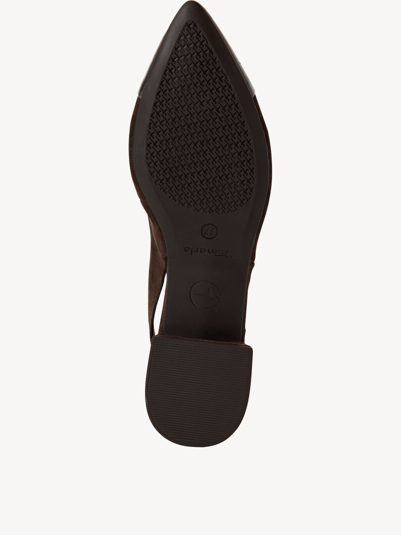 Klapki sling - brązowy, MOCCA COMB, hi-res