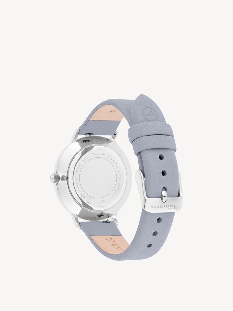 Montre - argent&eacute;s, silber blue, hi-res