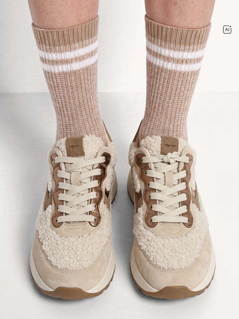 Sneaker - beige, BEIGE SUEDE, hi-res