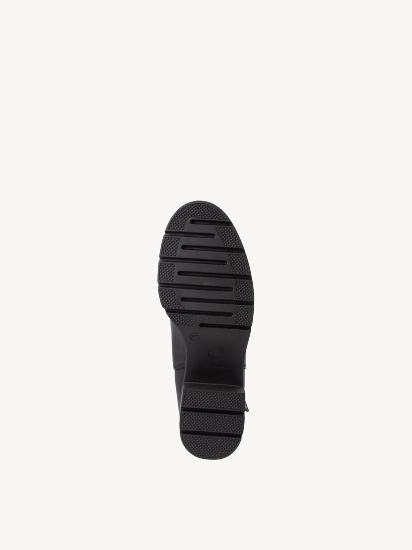 Leren Chelseaboot - zwart, BLACK LEATHER, hi-res