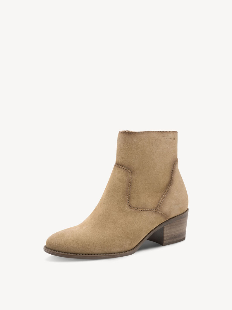 Ankelboots - beige, beige, hi-res