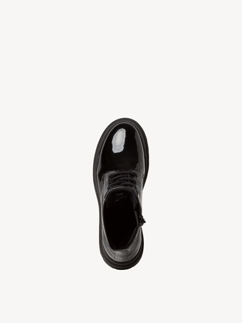 Enkellaarsje - zwart, BLACK PATENT, hi-res