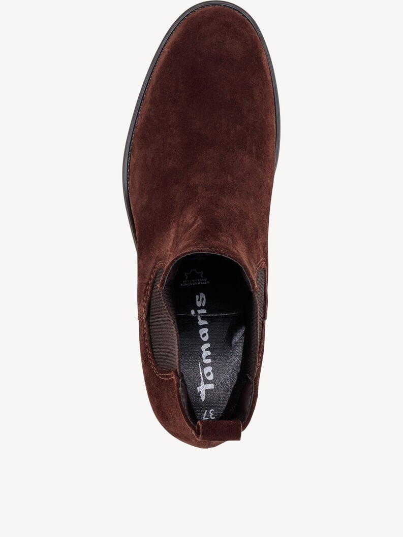 Bottine Chelsea en cuir - marron, MOCCA SUEDE, hi-res