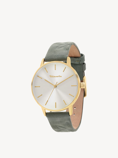 Orologio, gold-matt silber-wei&szlig;, hi-res