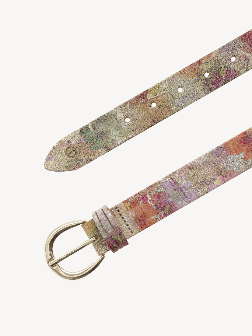 Leren Riem - multicolor, Multicolour-Gold, hi-res