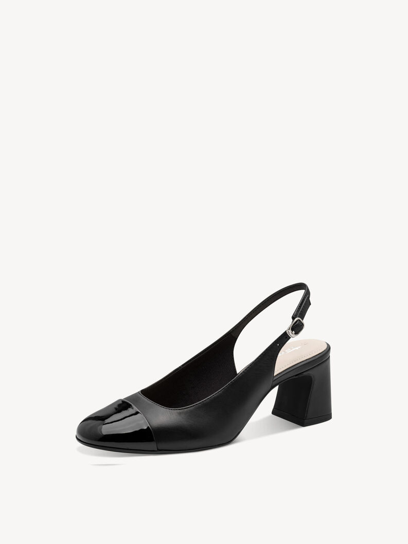 Sling pumps - black, BLACK, hi-res
