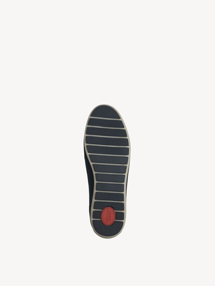 Leren Mocassin - blauw, NAVY SUEDE, hi-res