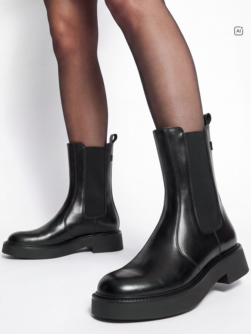 Chelseaboot, BLACK UNI, hi-res