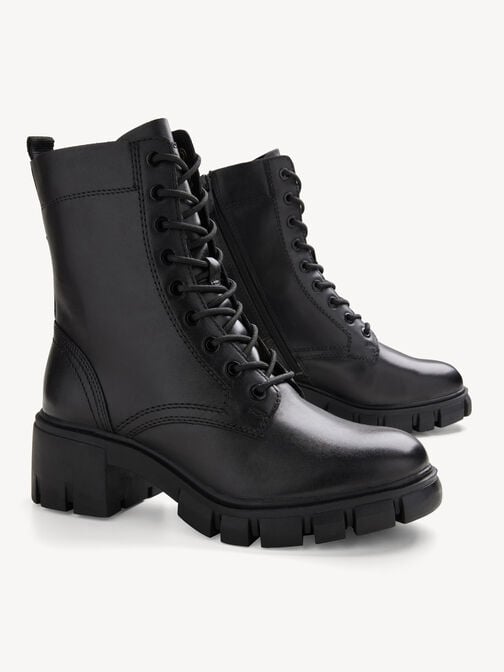 Bottine, BLACK LEATHER, hi-res