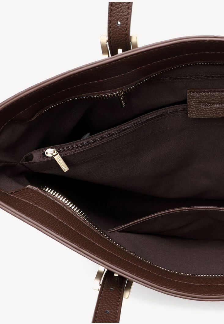 Shopping bag - brown, brown, hi-res
